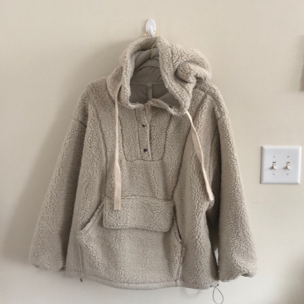 Free People Hooded Sherpa